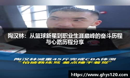 陶汉林：从篮球新星到职业生涯巅峰的奋斗历程与心路历程分享